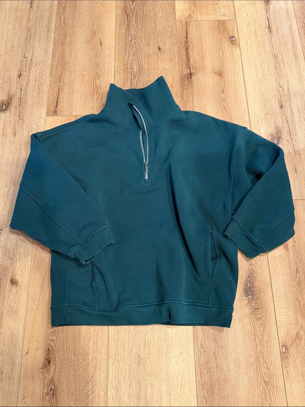 Lululemon | Women's Indochrine Blue Quarter Zip Sweatshirt | size M/L